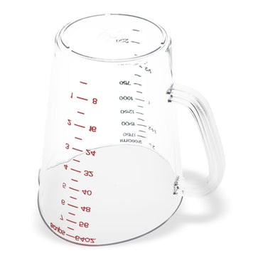 Carlisle Commercial Measuring Cup, 0.5 gal, Clear (CFS4314407)
