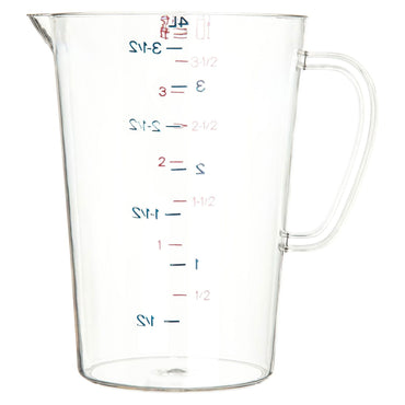 Carlisle Commercial Measuring Cup, 1 gal, Clear (CFS4314507)