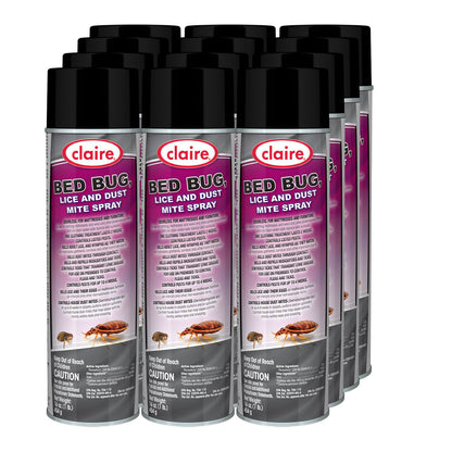 Claire Bed Bug Killer, 16 oz Aerosol Spray, 12/Carton (CGC006)