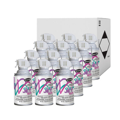 Sprayway Clean Jet 100, 10 oz Aerosol Can, 12/Carton (CGC805)
