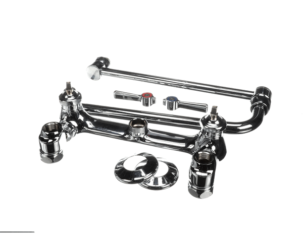 Chicago Faucet 445-Dj13Abcp Daul Adj Spout W/ Wall Faucet (CGFT445-DJ13ABCP)