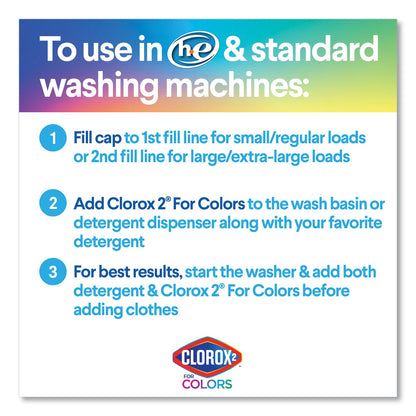Clorox Stain Remover and Color Booster, Unscented, 33 oz Bottle, 6/Carton (CLO30046CT)