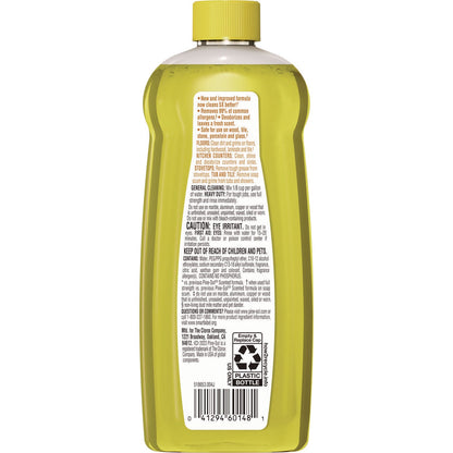 Pine-Sol Multi-Surface Cleaner Concentrated, Lemon Fresh Scent, 14 oz Bottle, 12/Carton (CLO60148CT)