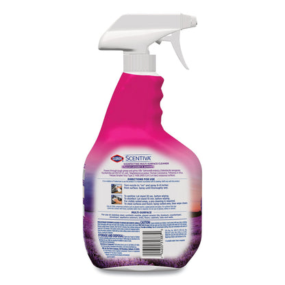 Clorox Scentiva Multi Surface Cleaner, Tuscan Lavender and Jasmine, 32 oz, Spray Bottle (CLO60523EA)
