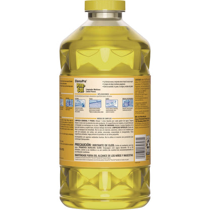 Pine-Sol CloroxPro Multi-Surface Cleaner Concentrated, Lemon Fresh Scent, 80 oz Bottle (CLO60607EA)