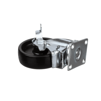 Continental Refrigeration 50212 Caster, Flat Plate (4" W/ Brake) (5-1/8" (CNT50212)