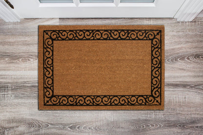 Arkwright Home® Coir Natural Printed Rug 16x24 (Hanger) Assorted, Case of 5 (COIR-16X24H-CS)