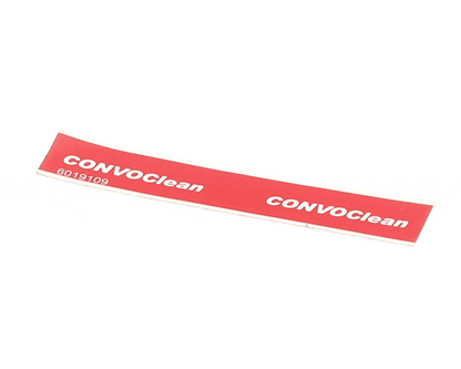 Convotherm 6019109 Convoclean Adhesive Label (COV6019109)