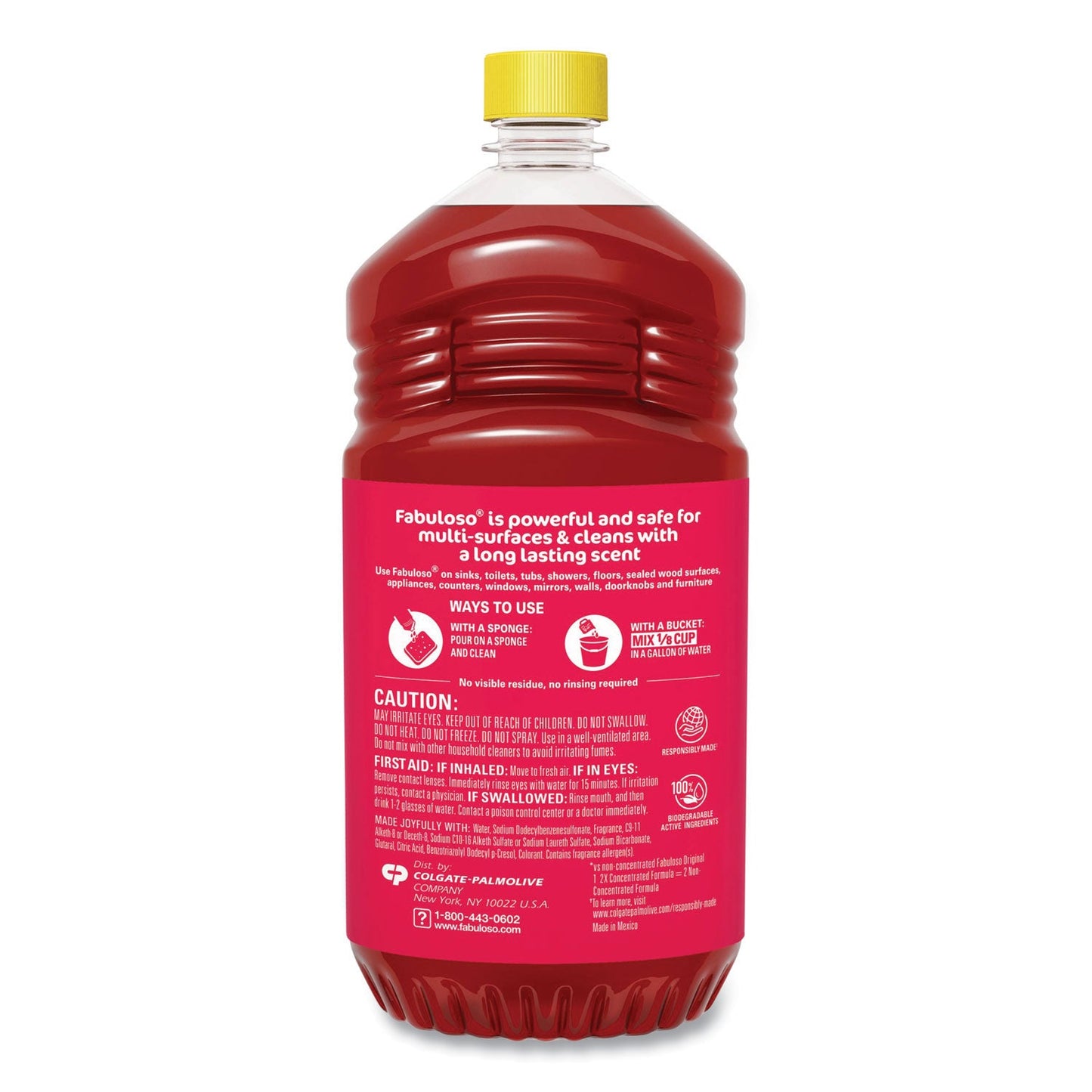 Fabuloso Multi-Use Cleaner, Citrus Scent, 56 oz Bottle, 6/Carton (CPC153091)
