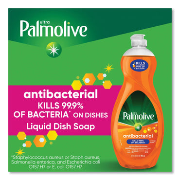 Palmolive Ultra Antibacterial Dishwashing Liquid, Orange Scent, 32.5 oz Bottle, 9/Carton (CPCUS04274CT)