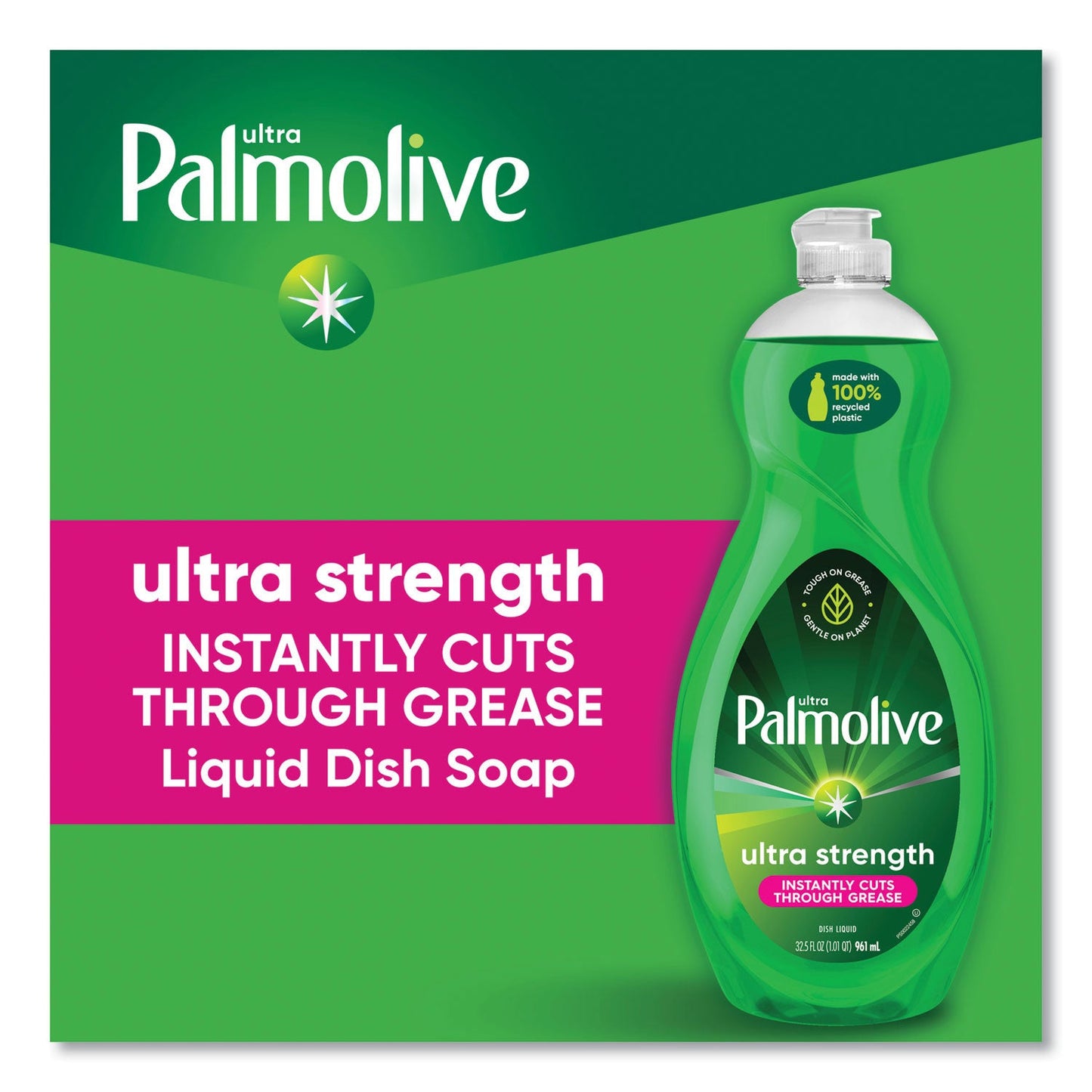 Palmolive Dishwashing Liquid, Green Scent, 32.5 oz Bottle, 9/Carton (CPCUS04282CT)