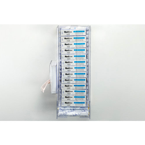 Hospeco® Comfort Plus® Courtesy Pad & Tampon Dispenser, Clear (HOSCPD)
