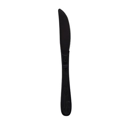 Safety Zone® Knife Heavyweight Polypro Ebony, Individually Wrapped, Case of 1000 (SZNCPPHWKNIWE1)