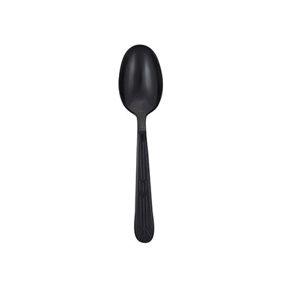 Safety Zone® Teaspoon Heavyweight Polypro Ebony, Case of 1000 (SZNCPPHWTSBKE1)