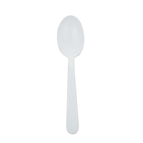 Safety Zone® Teaspoon Heavyweight Polypro White, Case of 1000 (SZNCPPHWTSBKW1)