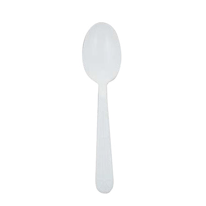 Safety Zone® Teaspoon Heavyweight Polypro White, Case of 1000 (SZNCPPHWTSBKW1)