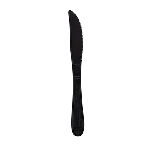 Safety Zone® Knife Ebony Heavyweight Polysty Individually Wrapped, Case of 1000 (SZNCPSHWKNIWE4)