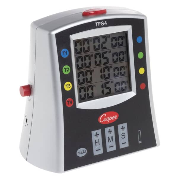 Cooper Atkins Tfs4-01 Timer Large Multi (4) Station Digital W/ (CPTFS4-01)