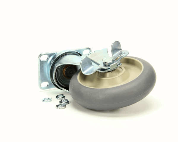 Cres Cor 0569306Bk Caster Kit, 5D, Plt, W/Brake (CRE0569306BK)