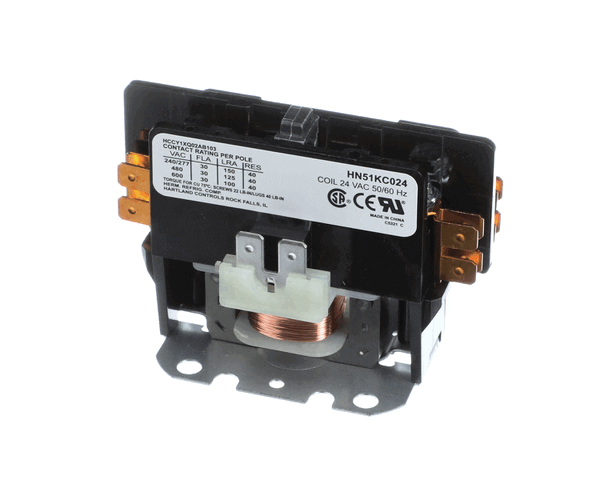 Carrier Hvac CRRHN51KC024 HN51KC024 Contactor 24 Volt Coil 40 Amp 1 Pole (CRRHN51KC024)