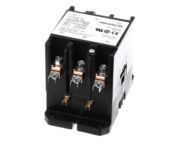 Carrier HVAC Hn53Hg120 3 Pole 120V 75Amp Contactor (CRRHN53HG120)