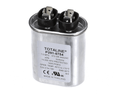 Carrier Hvac CRRP291-0754 capacitor 440V 7.5uF oval (CRRP291-0754)