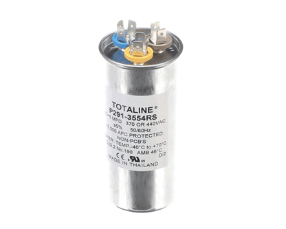 Carrier Hvac CRRP291-3554RS Capacitor, Dual, 370-440 Volt, 50/60HZ, 35+5 MFD, Round (CRRP291-3554RS)