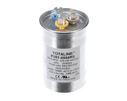 Carrier Hvac CRRP291-4554RS Capacitor, Dual, 370/440 Volt, 45+5 MFD, Round P291-4554RS (CRRP291-4554RS)