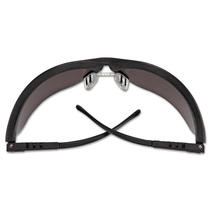MCR Safety Klondike Safety Glasses, Matte Black Frame, Gray Lens (CRWKD112BX)