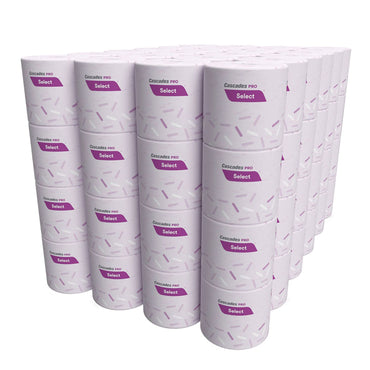 Cascades Select Standard Bath Tissue, 1-Ply, White, 1,000/Roll, 96 Rolls/Carton (CSDB152)