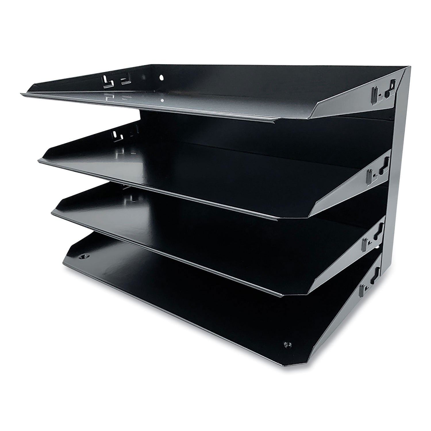 Employee File Organizer Horizontal4 Huron Steel Horizontal File Organizer, 4 Sections, Legal Size Files, 1 ...