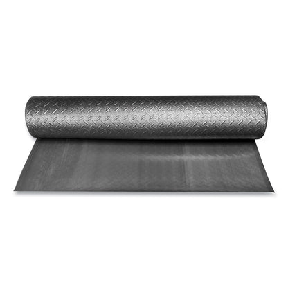 Crown Tuff-Spun Foot-Lover Diamond Surface Mat, Rectangular, 24 x 36, Black (CWNFL2436KD)