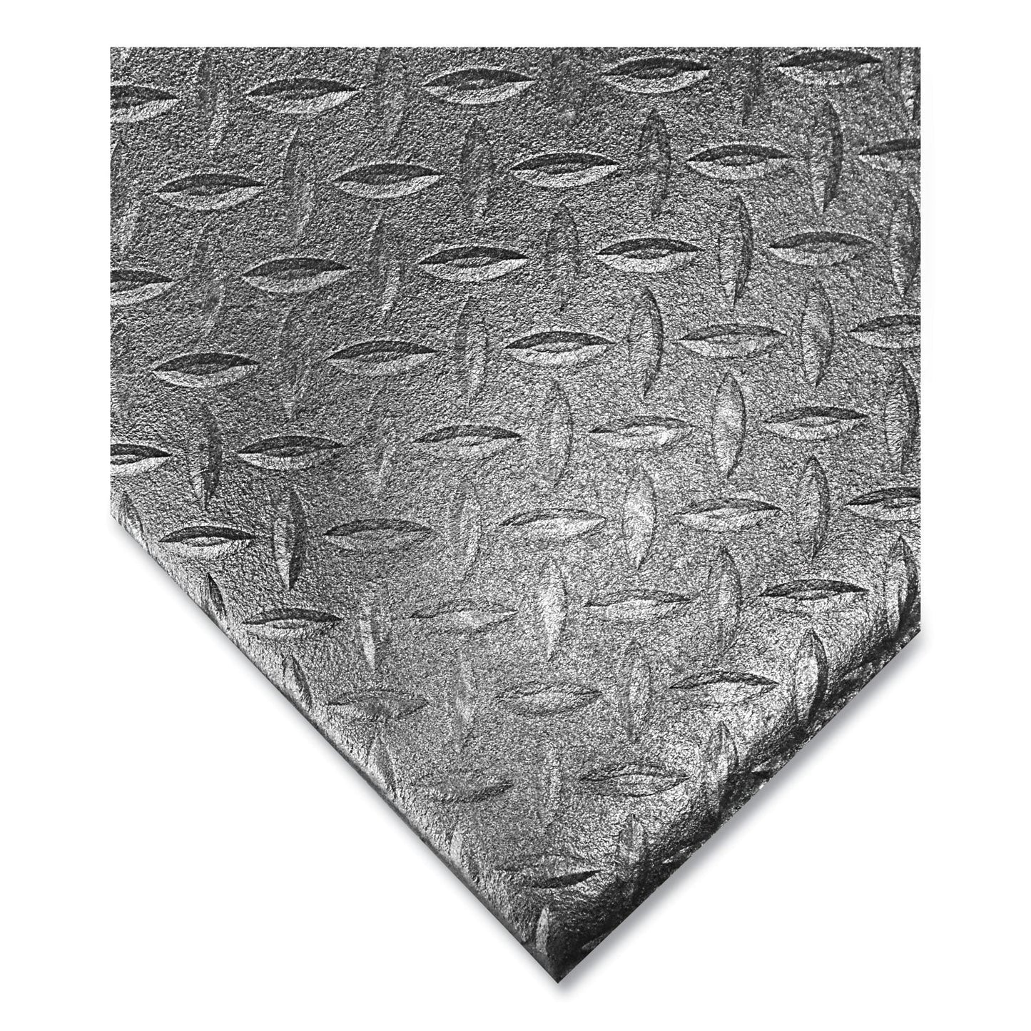 Crown Tuff-Spun Foot-Lover Diamond Surface Mat, Rectangular, 24 x 36, Black (CWNFL2436KD)