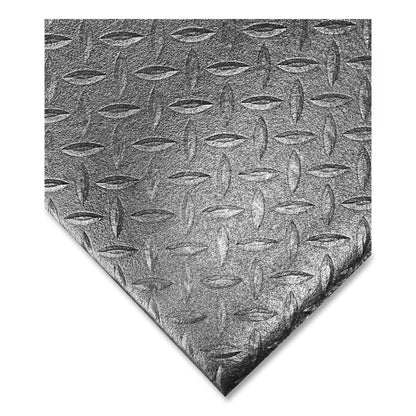Crown Tuff-Spun Foot-Lover Diamond Surface Mat, Rectangular, 24 x 36, Black (CWNFL2436KD)