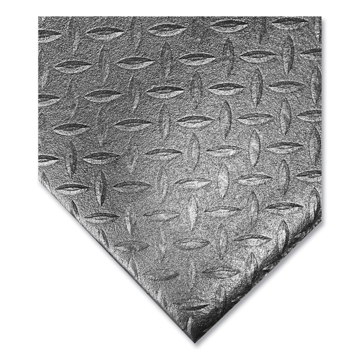 Crown Tuff-Spun Foot Lover Diamond Surface Mat, Rectangular, 36 x 60, Black (CWNFL3660KD)