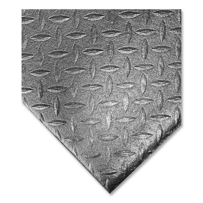 Crown Tuff-Spun Foot Lover Diamond Surface Mat, Rectangular, 36 x 60, Black (CWNFL3660KD)