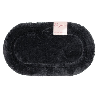 Arkwright Home® Elegance Oval Bath Rug, 20x24, Grey (P-ELEOV-2024-GY)