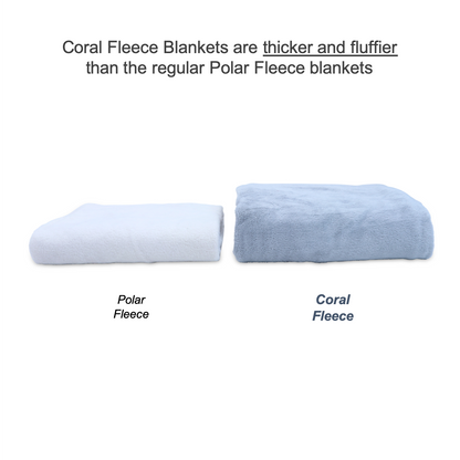 Arkwright Home® Family Essentials Coral Fleece Throw 50x60 Assorted, 12/Case (FLEECE-CORAL50X60-CS)