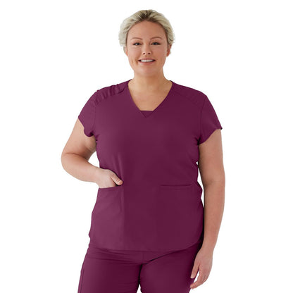 monroe-ave-womens-scrub-top-wine-2xl-1-ea-4805wnexxl_1