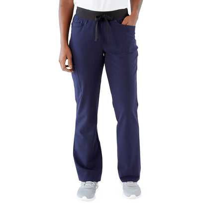 coastal-ave-womens-modern-bootcut-scrub-pants-with-cargo-pockets-navy-size-2xs-1-ea-4912nvyxxs_1