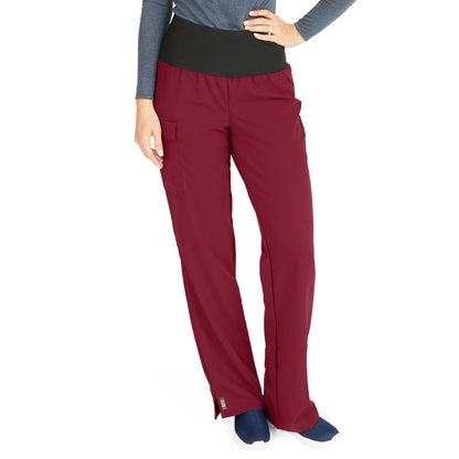 ocean-ave-womens-stretch-wide-waistband-scrub-pants-with-cargo-pocket-wine-regular-inseam-size-l-1-ea-5560wnel_1