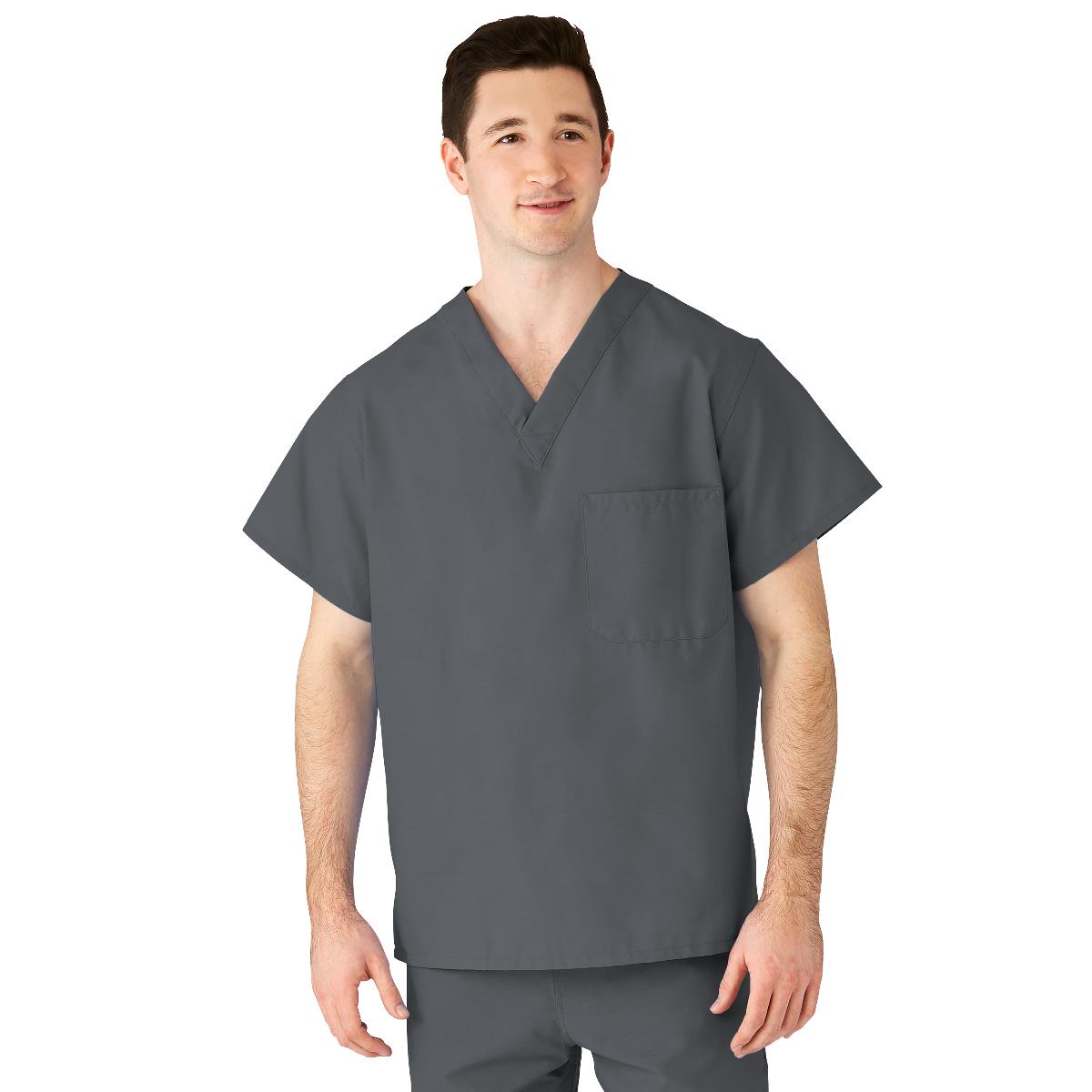 angelstat-unisex-reversible-v-neck-scrub-top-with-2-pockets-charcoal-size-s-color-code-1-ea-610nccs-cm_1
