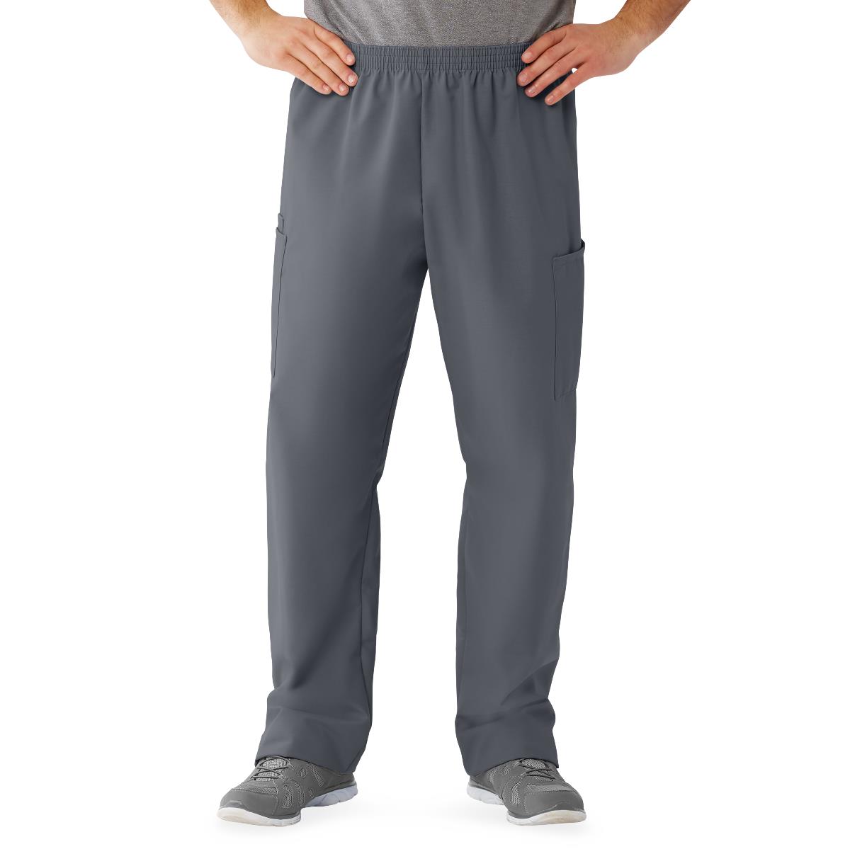 angelstat-unisex-cargo-scrub-pants-with-elastic-waist-charcoal-long-inseam-size-l-1-ea-674nccll_1