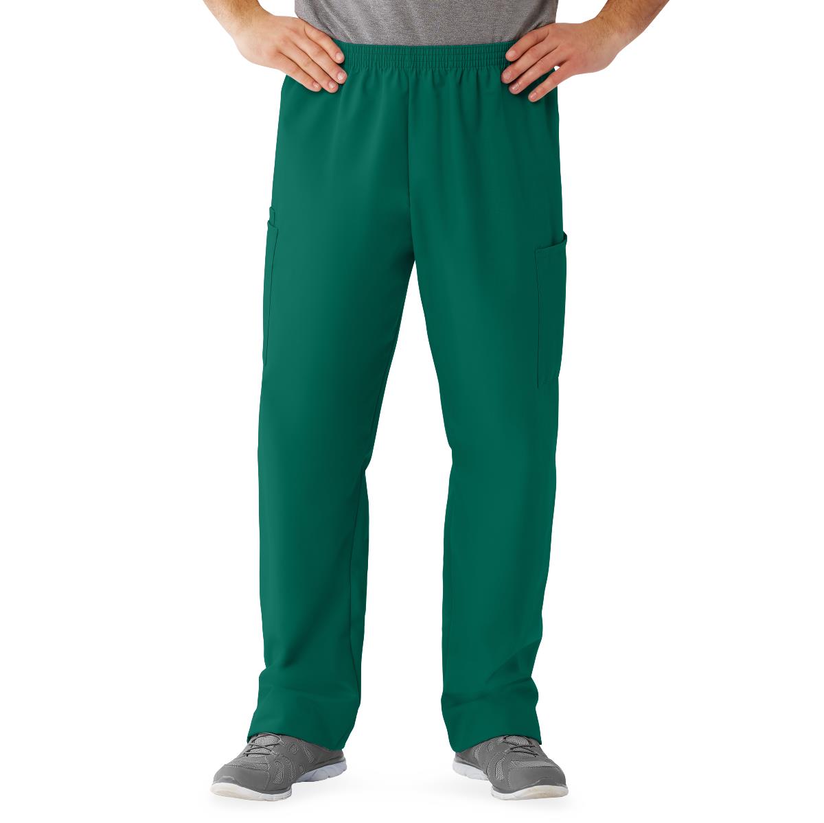 angelstat-unisex-cargo-scrub-pants-with-elastic-waist-hunter-regular-inseam-size-4xl-1-ea-674nhg4xlm_1