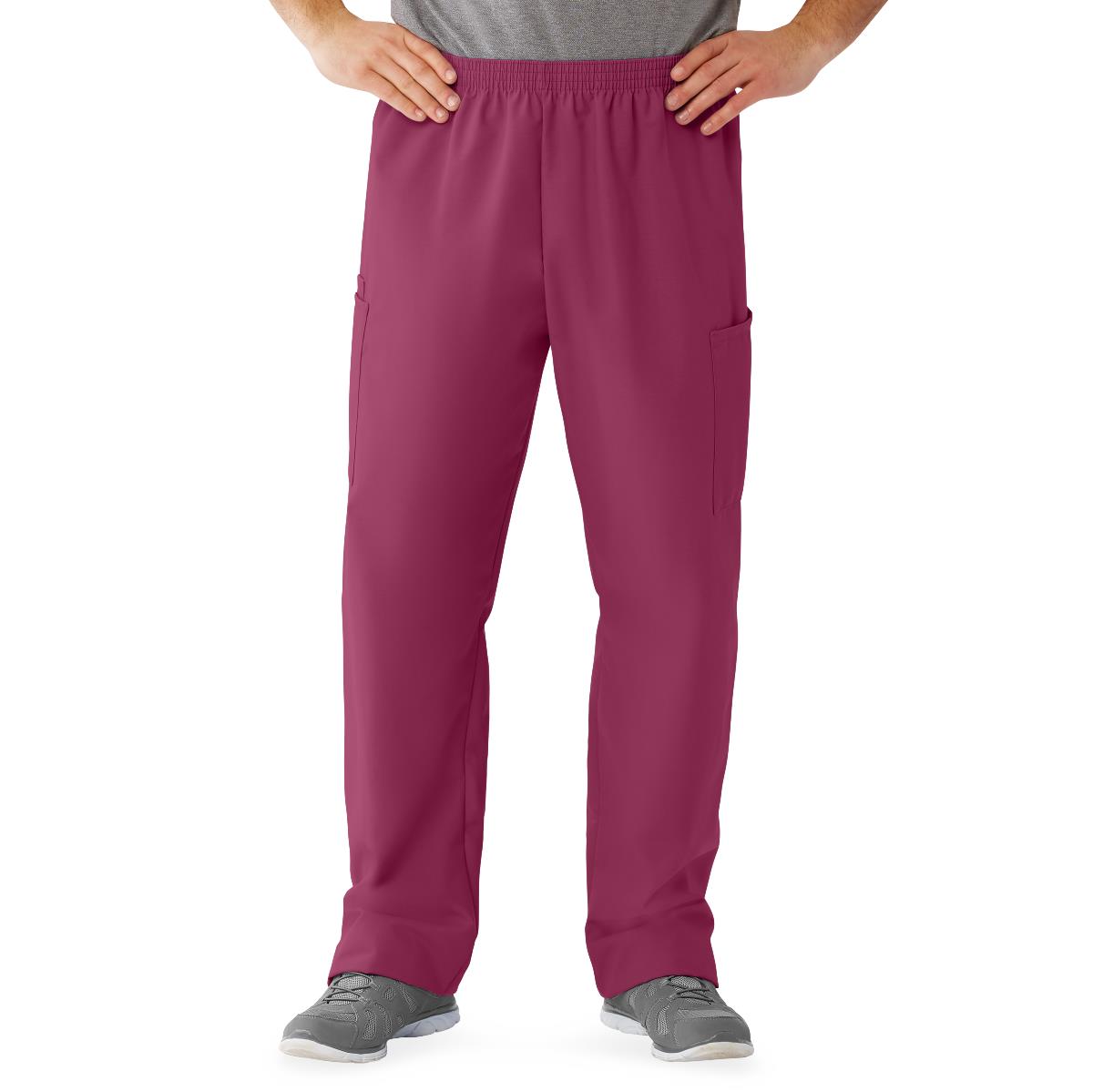 angelstat-unisex-cargo-scrub-pants-with-elastic-waist-raspberry-regular-inseam-size-xl-1-ea-674ntrxlm_1