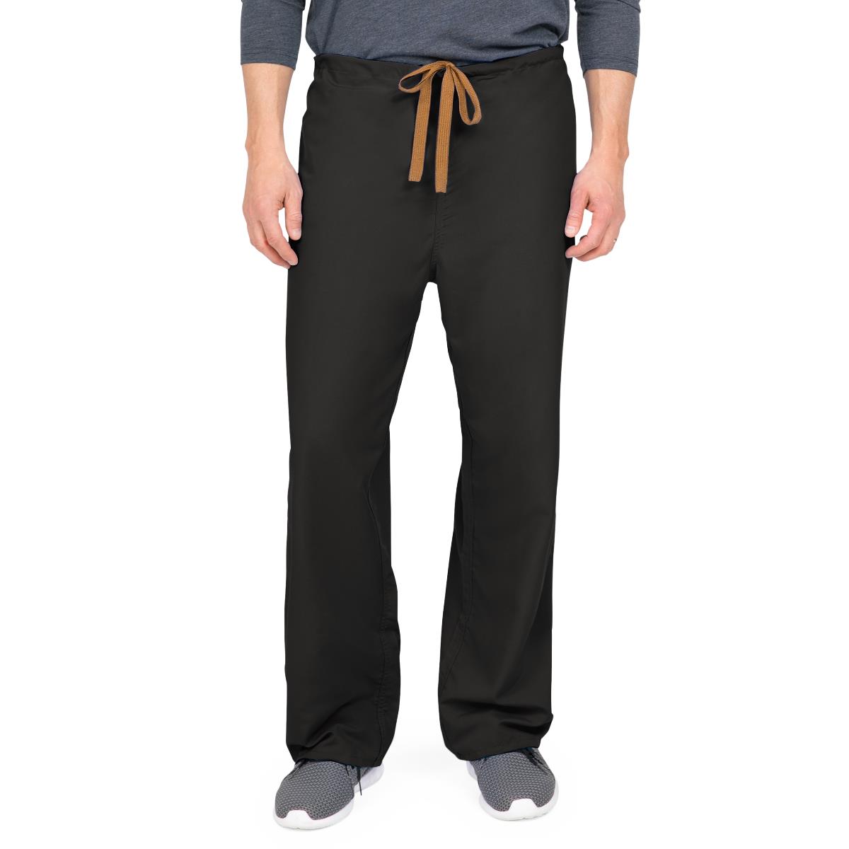performax-unisex-reversible-scrub-pants-with-front-drawstring-black-regular-inseam-size-4xl-angelica-color-code-1-ea-800dkw4xl-ca_1