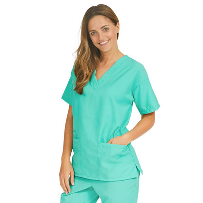 performax-womens-v-neck-2-pocket-tunic-scrub-top-size-xs-jade-1-ea-839ntjxs_1