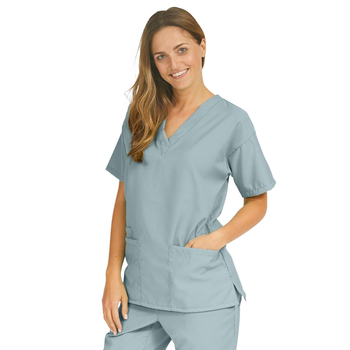 performax-womens-v-neck-2-pocket-tunic-scrub-top-size-2xl-misty-1-ea-839ntzxxl_1