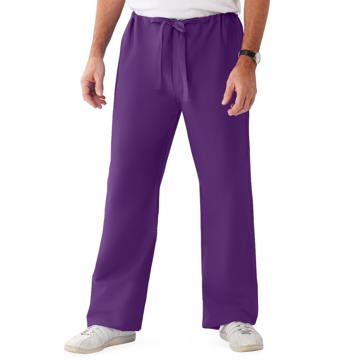 comfortease-unisex-reversible-scrub-pants-with-drawstring-waist-rich-purple-regular-inseam-size-xl-color-code-1-ea-900jppxl-cm_1