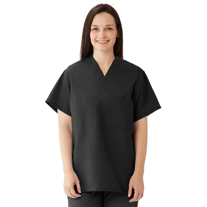 comfortease-unisex-reversible-scrub-top-with-2-pockets-black-size-5xl-color-code-1-ea-910dkw5xl-cm_1